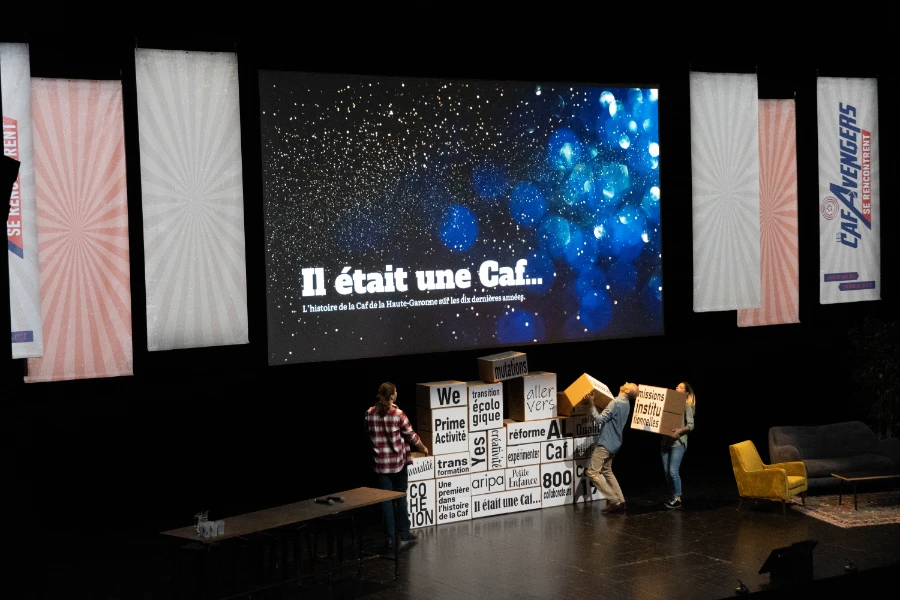 Le Grand i Théâtre anime un événement de la CAF d'Occitanie